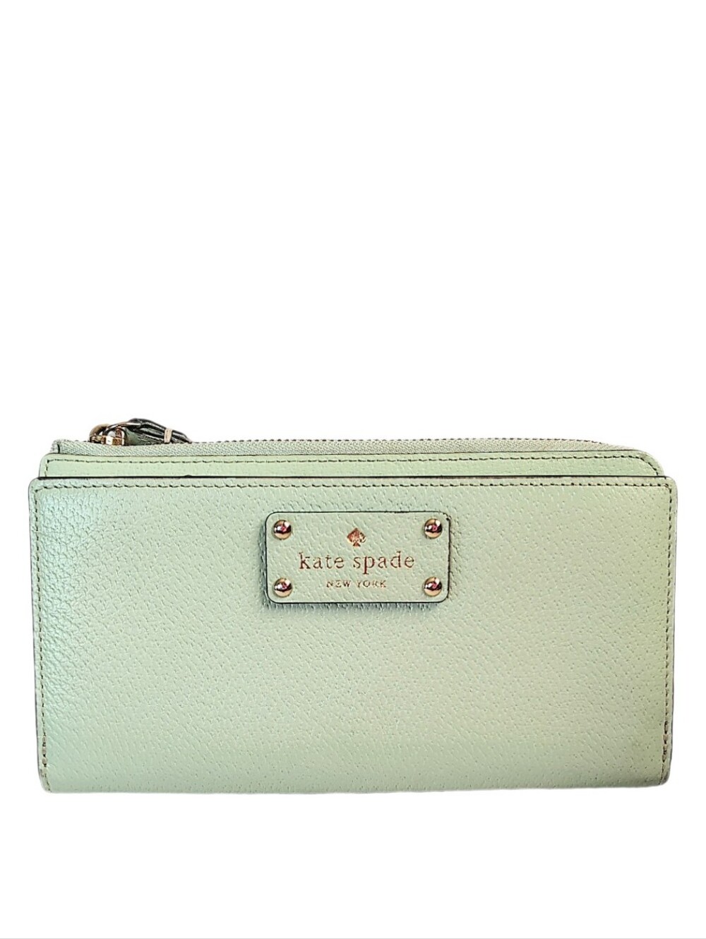 🆕Kate Spade NY Layton Wellesley Neda Continental Accordion Leather Wallet Mint